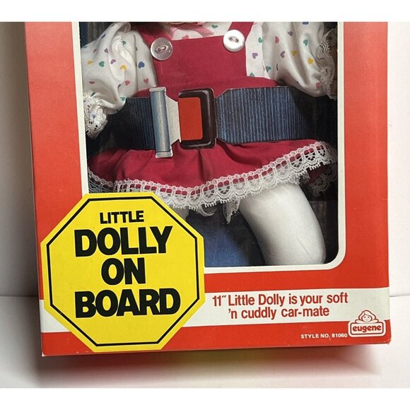Vintage 1987 Eugene Doll Ginger Blue Sleppy Eyes Little Dolly On Board 11" - Picture 5 of 16